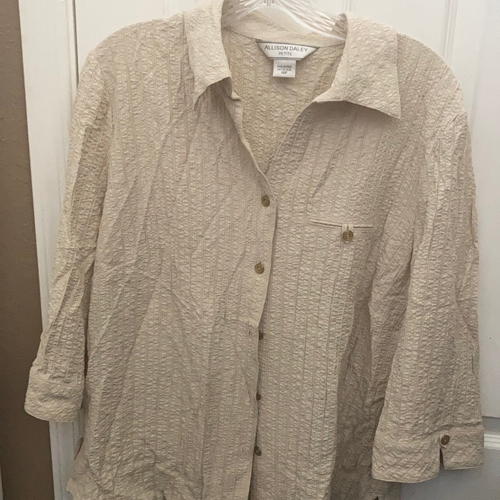 FINAL MARKDOWN Allison Daley sporty blouse 14p